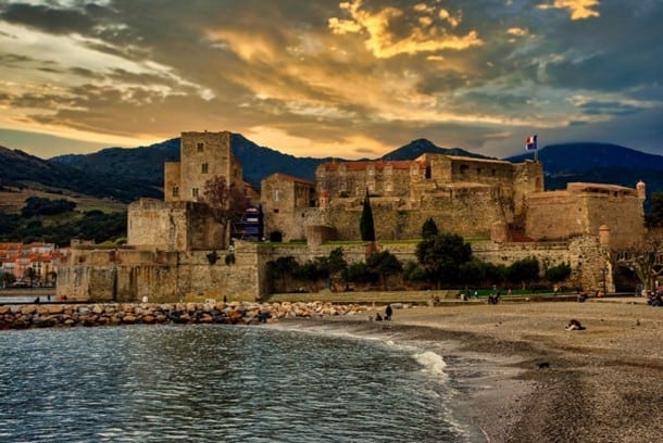 Fourteenth Century Château Royal Next to the Bay of Collioure