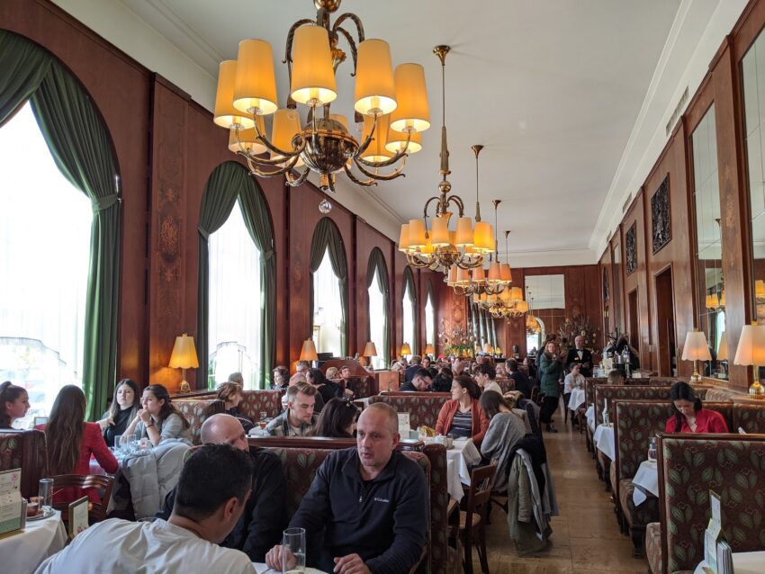 Cafe Landtmann is the place to be for Viennese socialites including politicians and musical actors