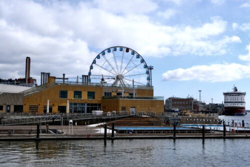 The World's First Sauna on a Ferris Wheel and the Allas Sea Pools next to the Market Square.