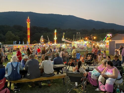 The county fair in Buchanan was a hoot, and up and down the Blue Ridge Mountains the summer is filled with concerts, fairs, farmer's markets and events.