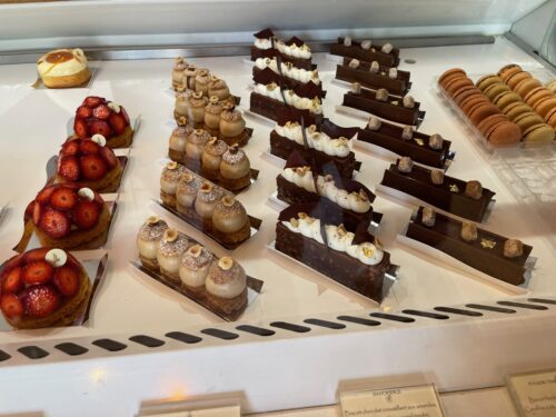 Pastries at Boulangerie Veziano in Antibes.