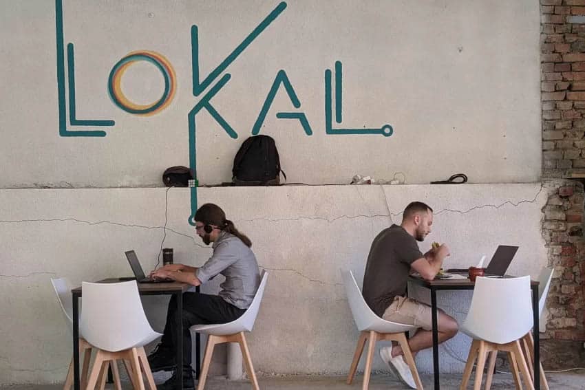 LOKAL Cowork for individual work and collaborations in Tbilisi, Republic of Georgia.