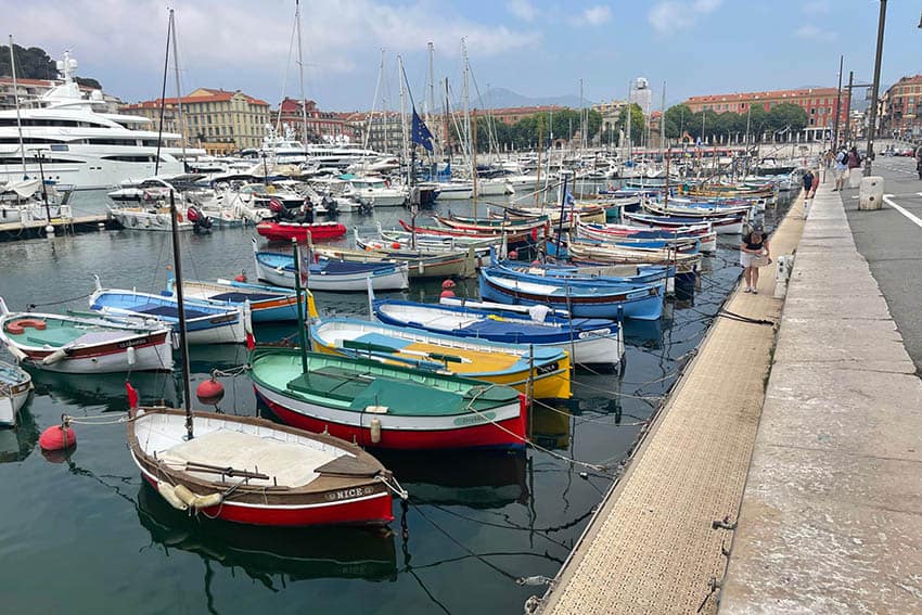 boats in nice
