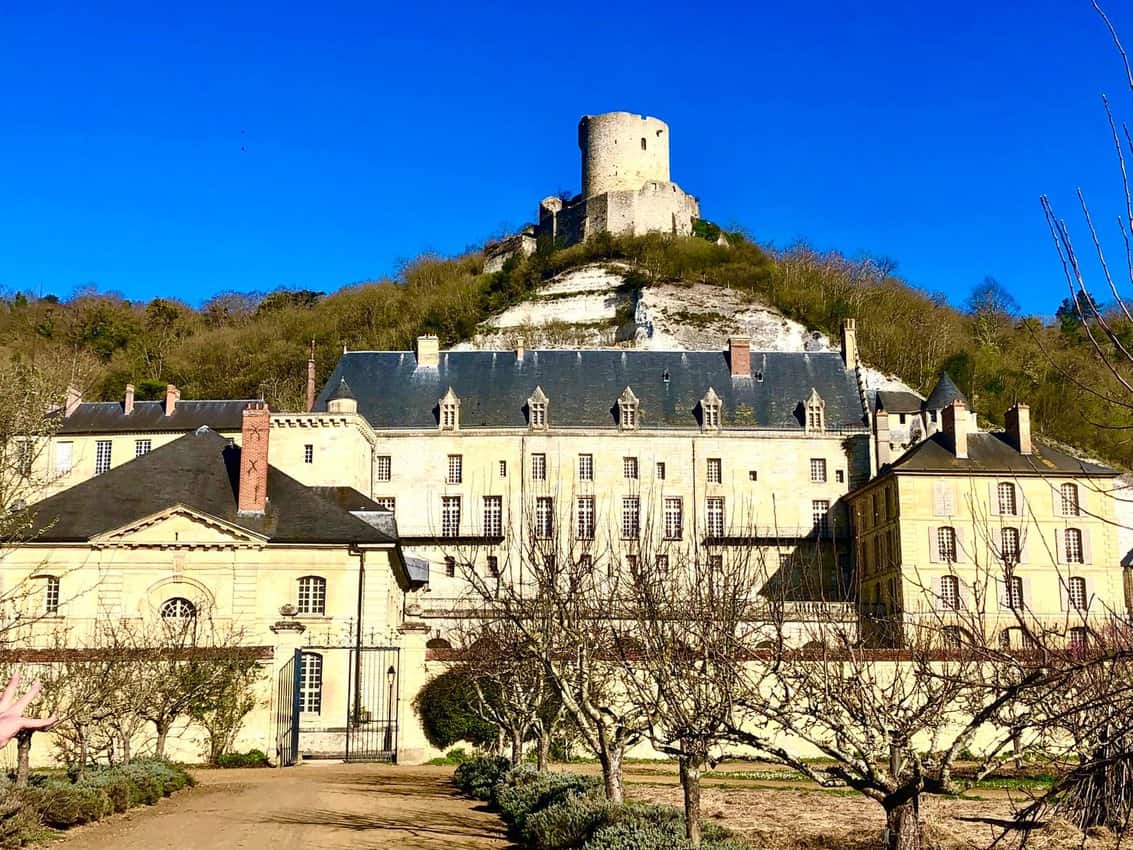 Château de La Roche-Guyon from the Gardens