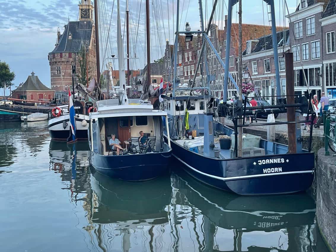 The harbor in Hoorn.