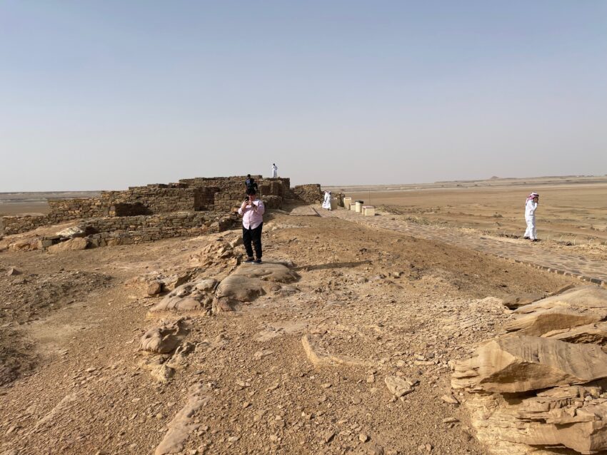 Al Hamrah Palace ruins in Tayma