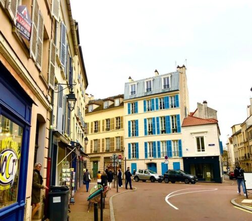 The charming town of Saint Germain en Laye, France. villages 