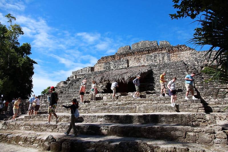 Costa Maya ruins in Mexico.