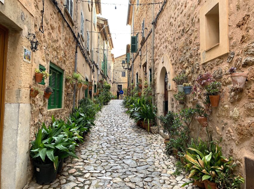 The street in Valldemossa where Saint Catalina Tomas was born on May 1, 1531.