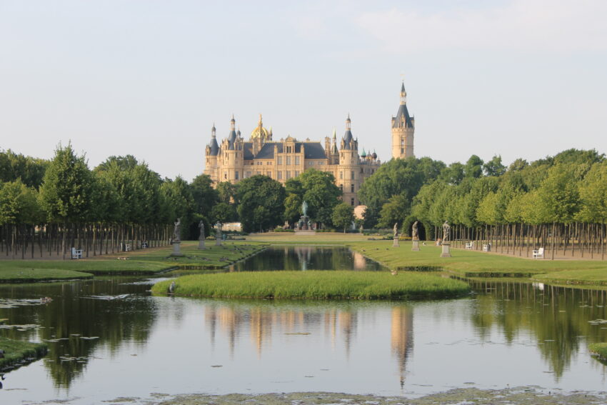 Schwerin Castle: Locals call this vantage point the “postcard shot.” David Green photos.