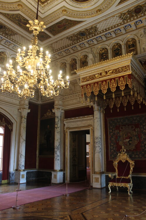 The throne room of Schwerin Castle was the heart of the duchy.