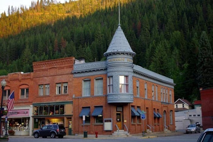 Downtown Wallace, Idaho. Once a silver capital, saved by tourism. Karin Leperi photos.