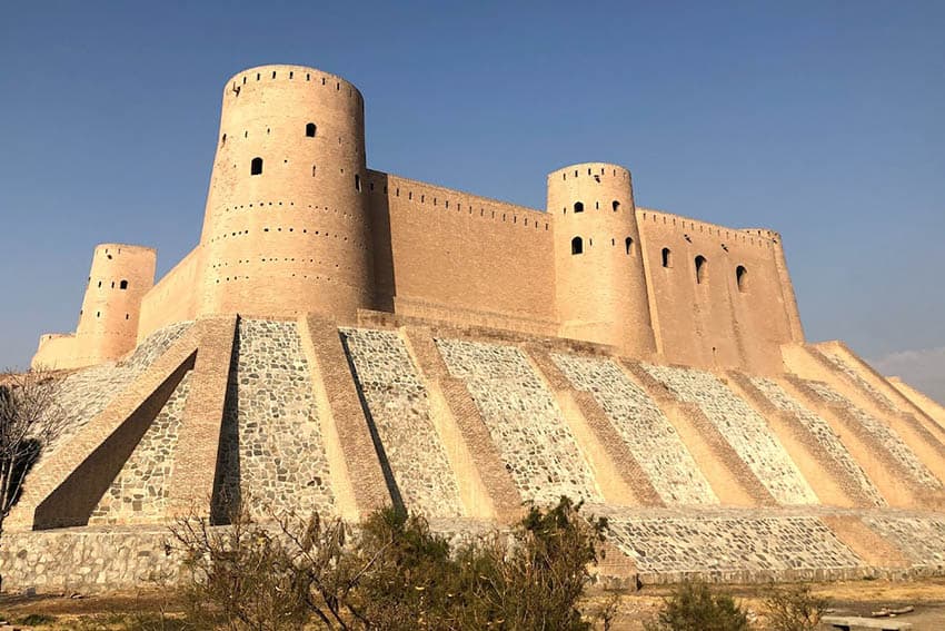 ALEXANDER'S FORTRESS- A large fortress built by Alexander the Great in Herat.