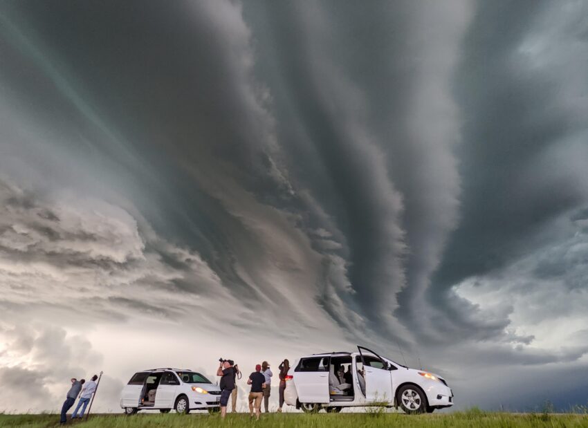 Tour 6 enjoying beautiful storm structure on the Wyoming/South Dakota Border, June 11th, 2022