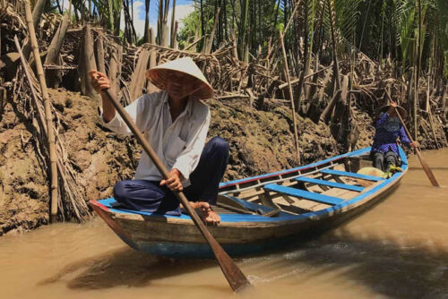 Paddling the Mekong. Tomas Malik photo.