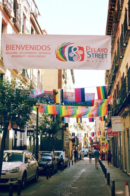 Gay friendly Madrid, Spain. Patri photo.