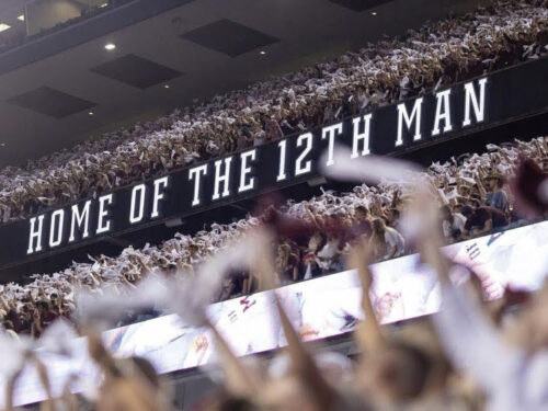 The power of the 12th Man is echoed in the unity, loyalty, and the willingness of Aggies to serve when called to do so. © Texas A&M 12th Man