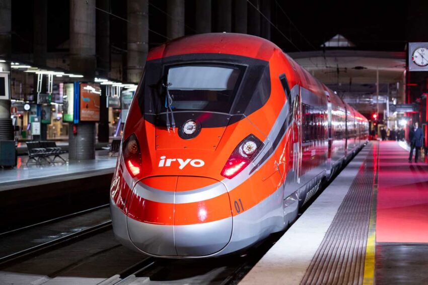 Iryo Red Arrow trains, photo from iryo.eu