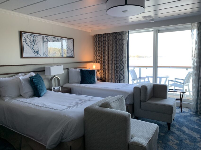 Our stateroom aboard the American Symphony.