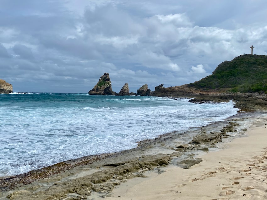 Pointe Des Chateaux on Grande-Terre has breathtaking views in every direction.