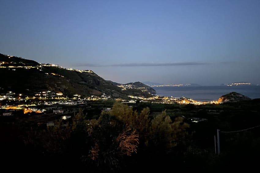 Ischia at night