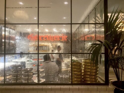 Lumière restaurant's ever-popular charcuterie station.