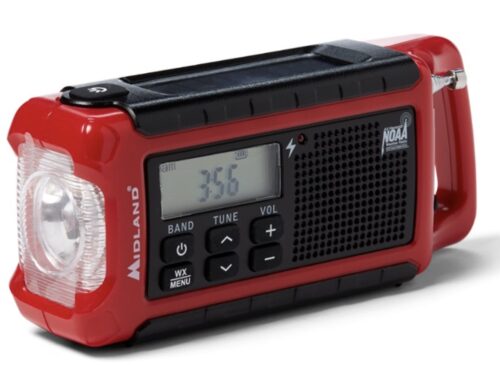 GoPower Emergency Solar LED Flashlight with AM/FM/Weather Band Radio