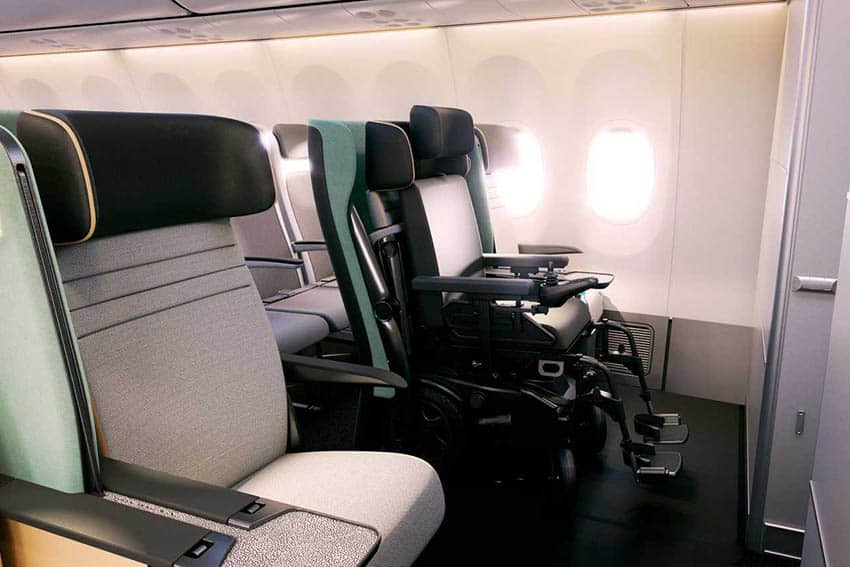 Air4All offers unprecedented wheelchair accessibility inside the aircraft. Photo by Christopher Wood
