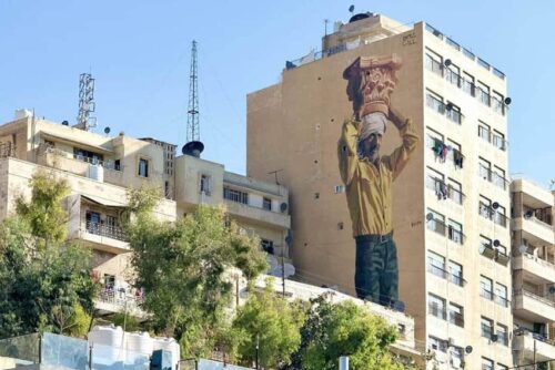 Street Art is everywhere in Amman.