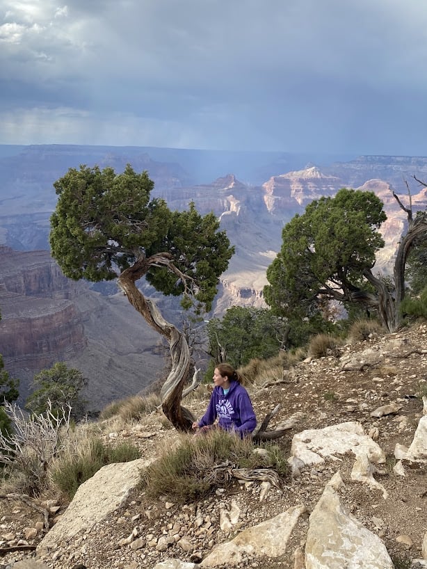 A spectacular spot in Grand Canyon where one can fully immerse in the elements of nature (Photo by Shinrin-Yoku United)