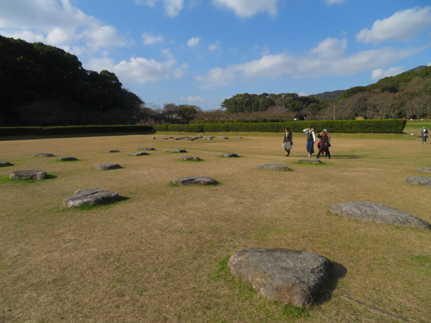 Site of the satellite imperial court at Dazaifu