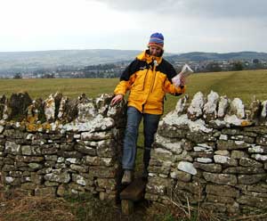 The author uses a classis stile in a wall in the Cotswolds. PhoThe author uses a classic stile designed to let walkers through, but not sheep. Photos by Liz Kirchner