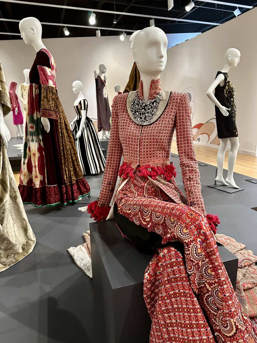 The Mint Museum has 11,000 works of fashion in their permanent collection. 