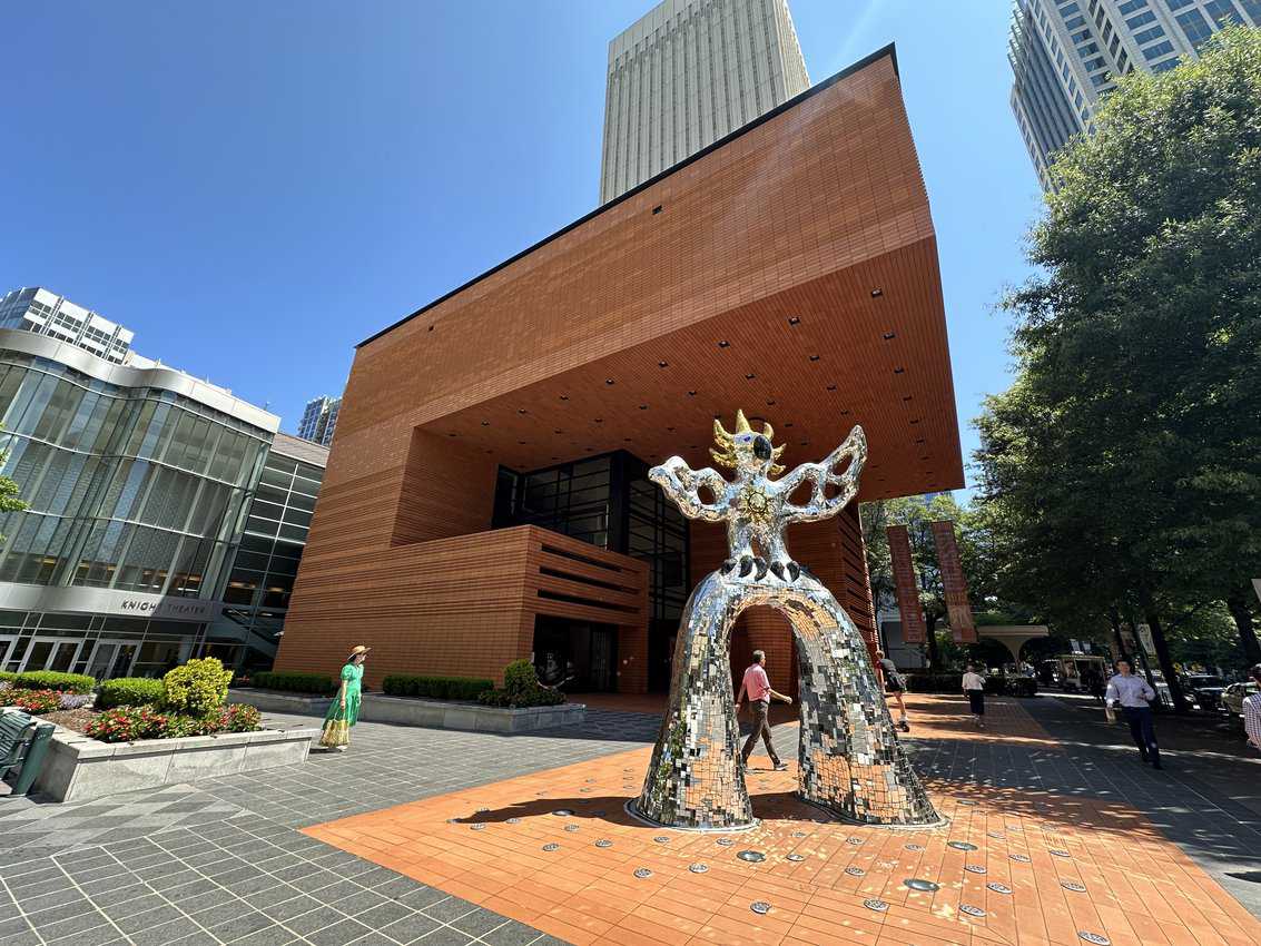 An iconic Charlotte landmark, Niki de Saint Phalle's Firebird.