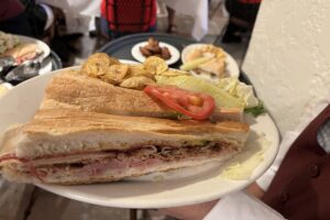 Cuban sandwich at Columbia restaurant.