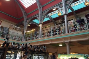 Inside the Camden Market.