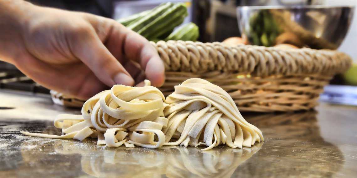 Chef Ricardo's handmade pasta - put together in minutes