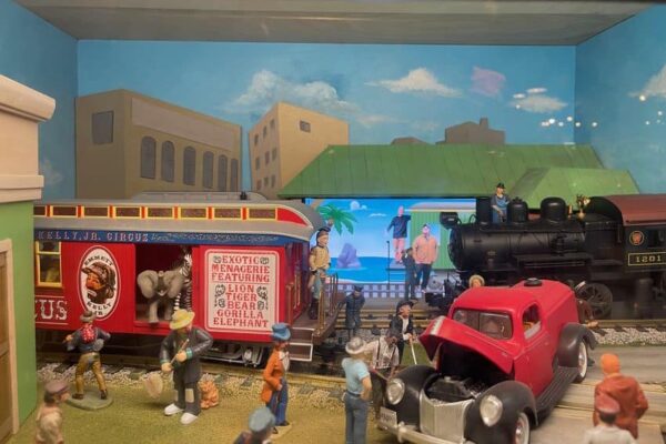 Tiny figures come to life at TrainTastic, a gigantic model train layout and store in Gulfport.