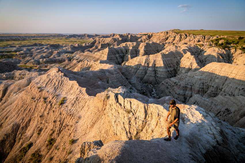 Unique Geology of Badlands National Park. Photo Courtesy of Travel South Dakota