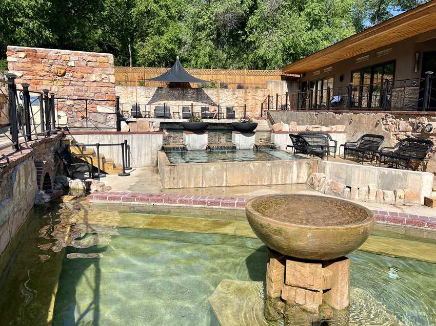 Moccasin Springs offers day passes to take in natural spring waters. Photo by Sharon Kurtz