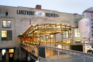 The Lakefront Brewery tour includes a mobile brew